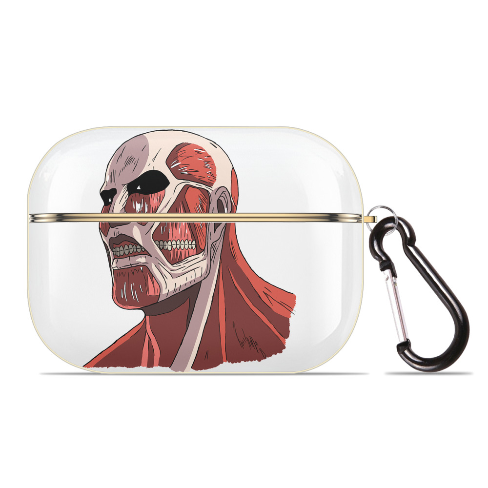 （画像用） 進撃の巨人 Attack on Titan 【AirPods Pro用】ハードシェル保護ケース｜耐衝撃・防指紋・カラビナ付き商品仕様