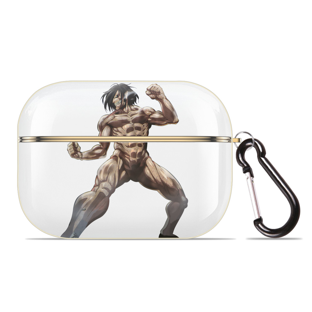 （画像用） 進撃の巨人 Attack on Titan 【AirPods Pro用】ハードシェル保護ケース｜耐衝撃・防指紋・カラビナ付き商品仕様
