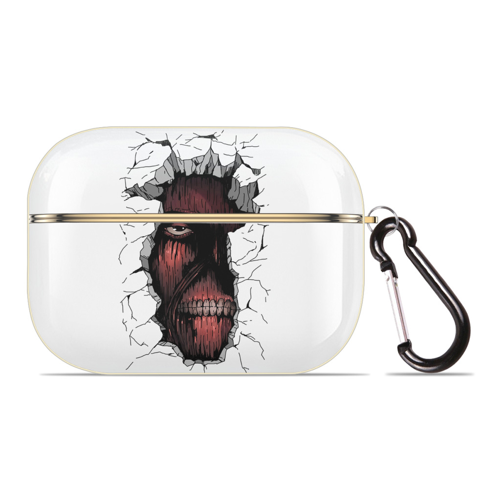 （画像用） 進撃の巨人 Attack on Titan 【AirPods Pro用】ハードシェル保護ケース｜耐衝撃・防指紋・カラビナ付き商品仕様