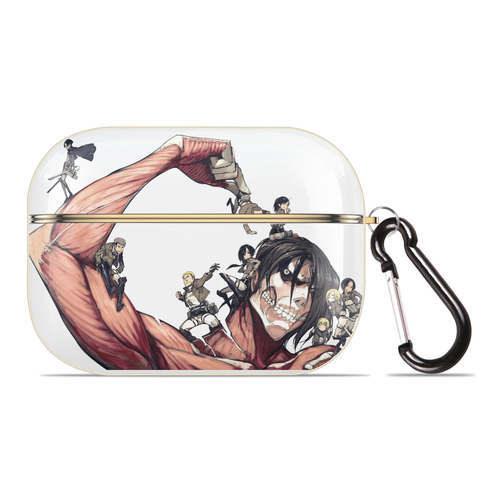 （画像用） 進撃の巨人 Attack on Titan 【AirPods Pro用】ハードシェル保護ケース｜耐衝撃・防指紋・カラビナ付き商品仕様