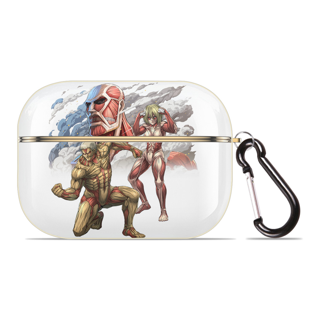 （画像用） 進撃の巨人 Attack on Titan 【AirPods Pro用】ハードシェル保護ケース｜耐衝撃・防指紋・カラビナ付き商品仕様