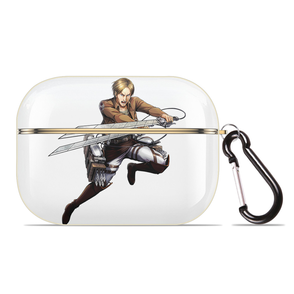 （画像用） 進撃の巨人 Attack on Titan 【AirPods Pro用】ハードシェル保護ケース｜耐衝撃・防指紋・カラビナ付き商品仕様