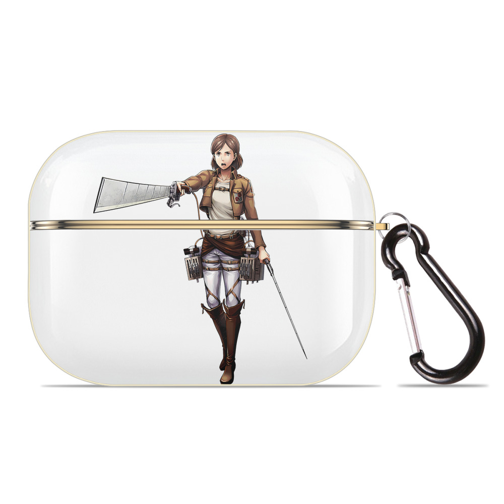 （画像用） 進撃の巨人 Attack on Titan 【AirPods Pro用】ハードシェル保護ケース｜耐衝撃・防指紋・カラビナ付き商品仕様