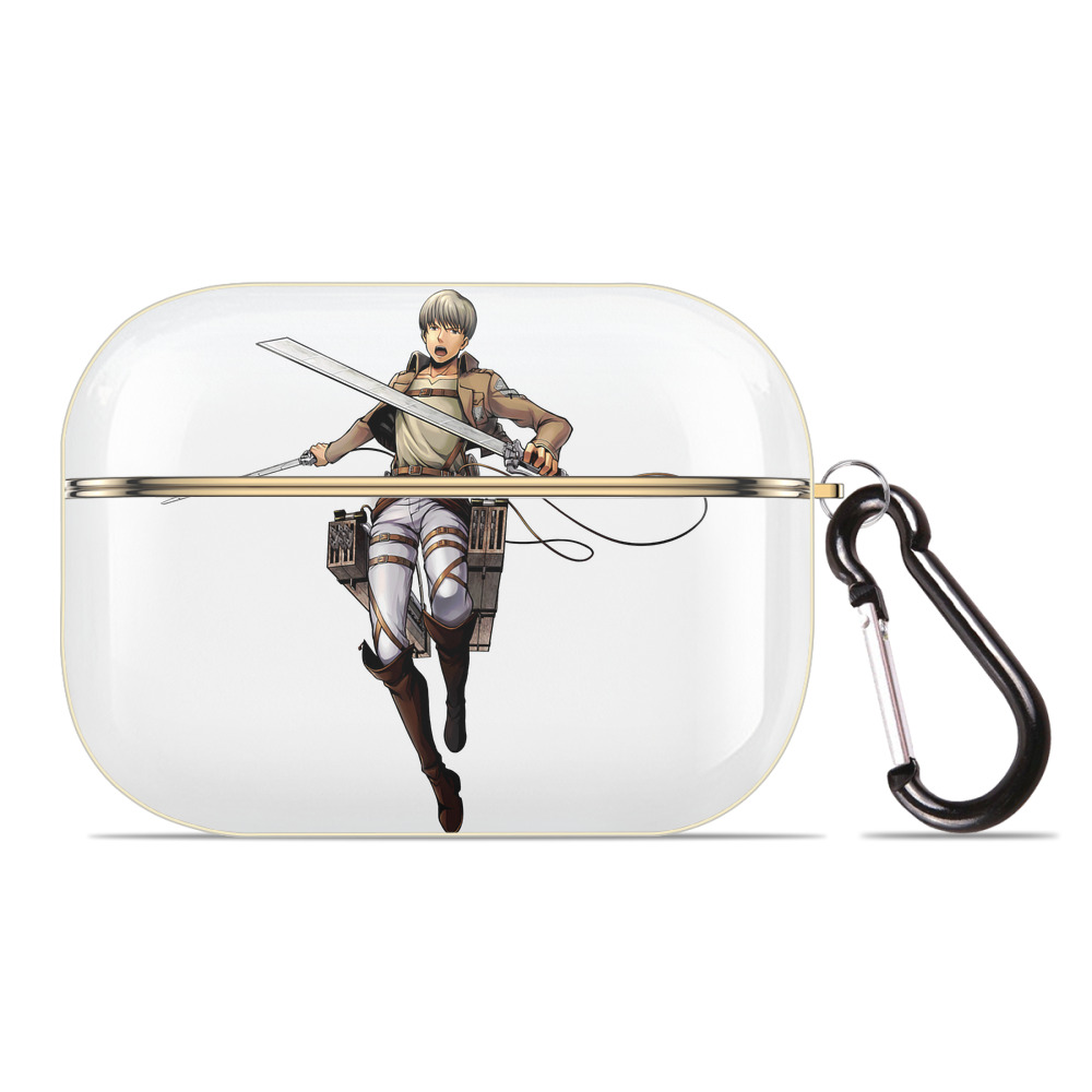 （画像用） 進撃の巨人 Attack on Titan 【AirPods Pro用】ハードシェル保護ケース｜耐衝撃・防指紋・カラビナ付き商品仕様