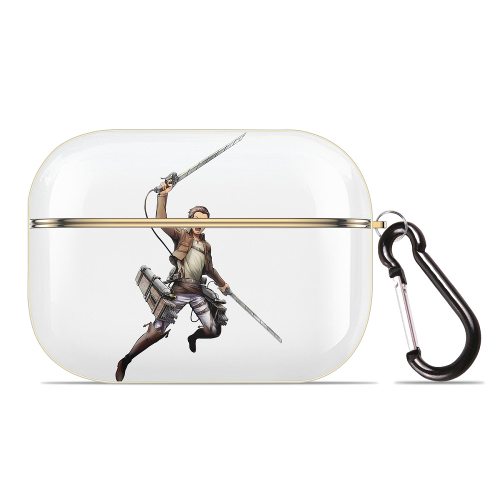 （画像用） 進撃の巨人 Attack on Titan 【AirPods Pro用】ハードシェル保護ケース｜耐衝撃・防指紋・カラビナ付き商品仕様