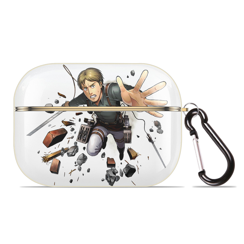 （画像用） 進撃の巨人 Attack on Titan 【AirPods Pro用】ハードシェル保護ケース｜耐衝撃・防指紋・カラビナ付き商品仕様