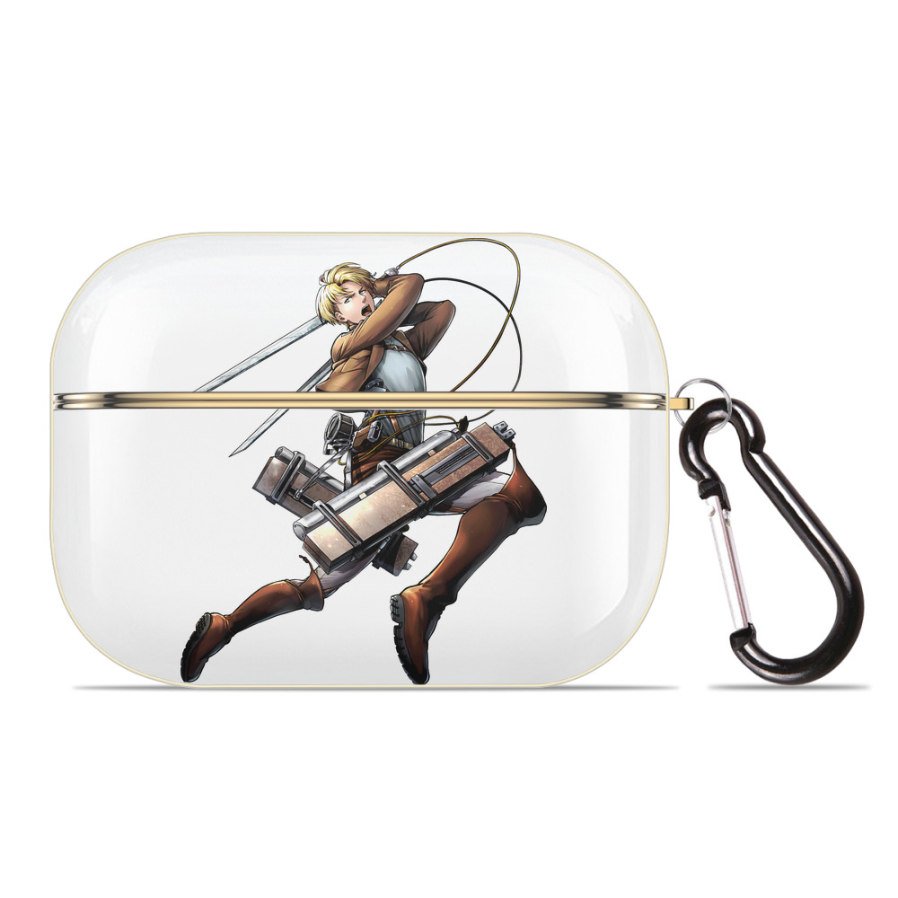 （画像用） 進撃の巨人 Attack on Titan 【AirPods Pro用】ハードシェル保護ケース｜耐衝撃・防指紋・カラビナ付き商品仕様