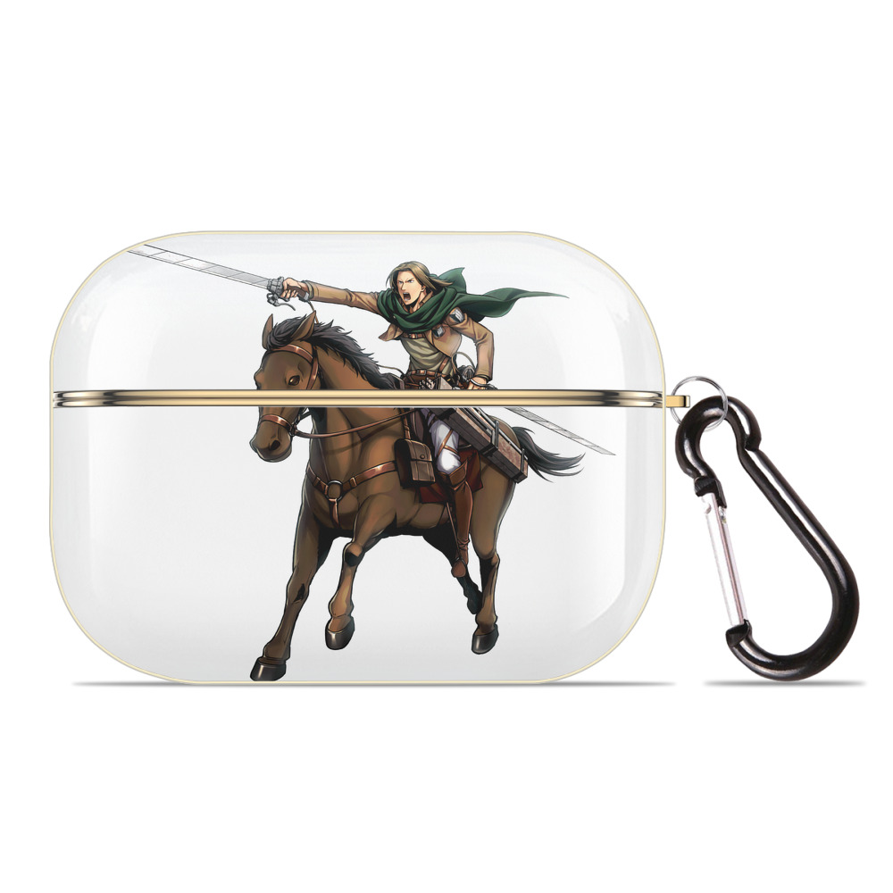 （画像用） 進撃の巨人 Attack on Titan 【AirPods Pro用】ハードシェル保護ケース｜耐衝撃・防指紋・カラビナ付き商品仕様