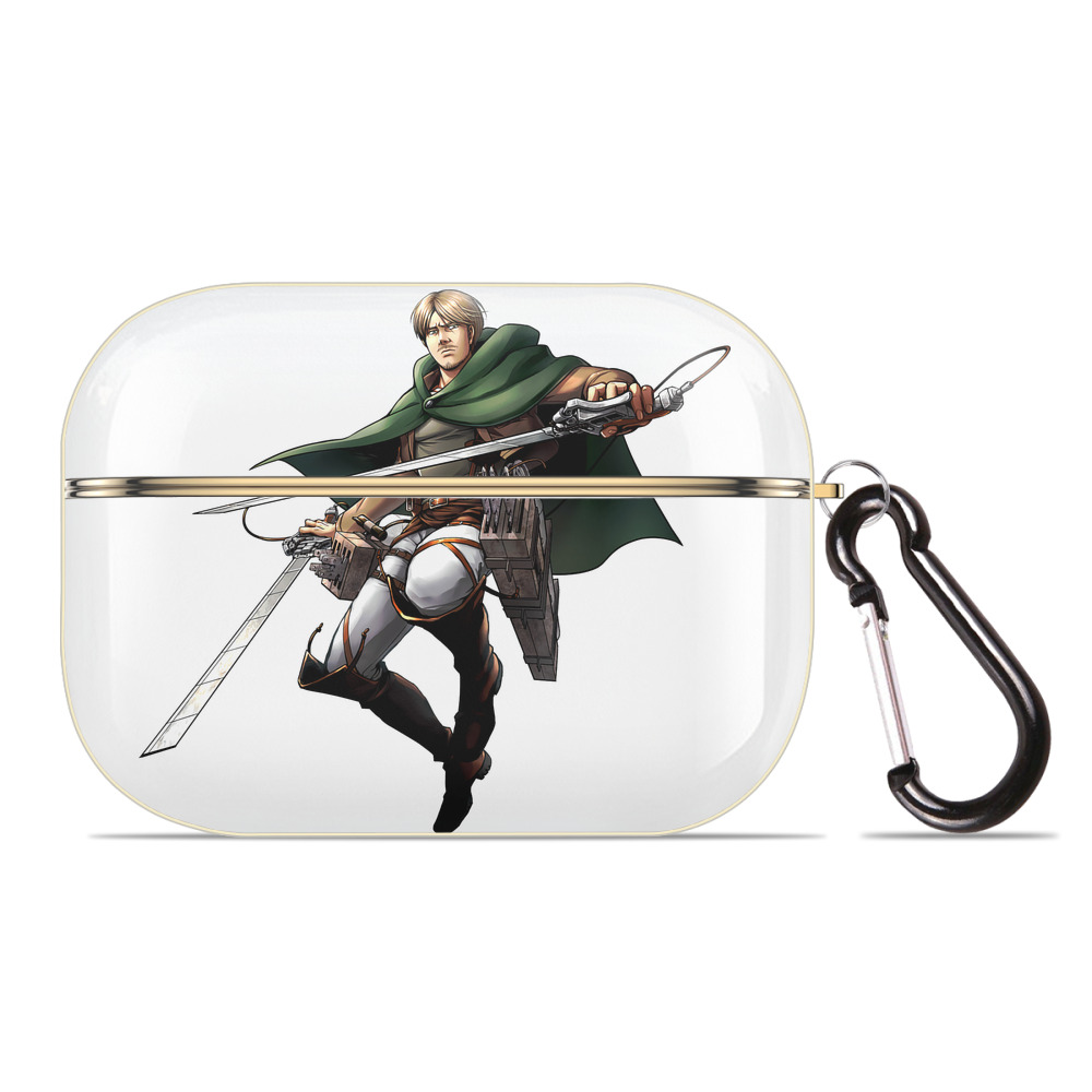 （画像用） 進撃の巨人 Attack on Titan 【AirPods Pro用】ハードシェル保護ケース｜耐衝撃・防指紋・カラビナ付き商品仕様