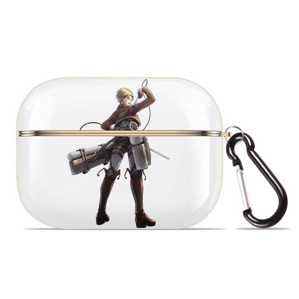 （画像用） 進撃の巨人 Attack on Titan 【AirPods Pro用】ハードシェル保護ケース｜耐衝撃・防指紋・カラビナ付き商品仕様
