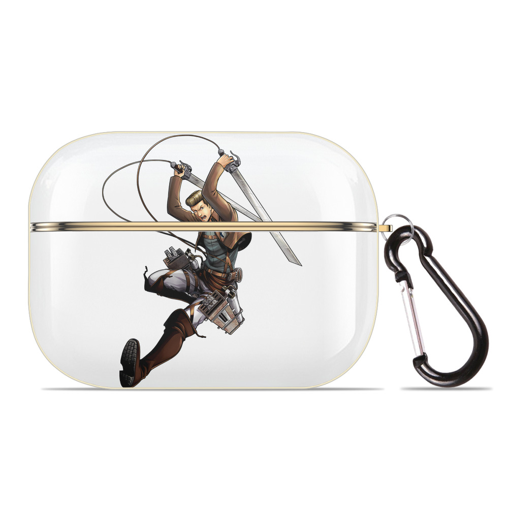 （画像用） 進撃の巨人 Attack on Titan 【AirPods Pro用】ハードシェル保護ケース｜耐衝撃・防指紋・カラビナ付き商品仕様