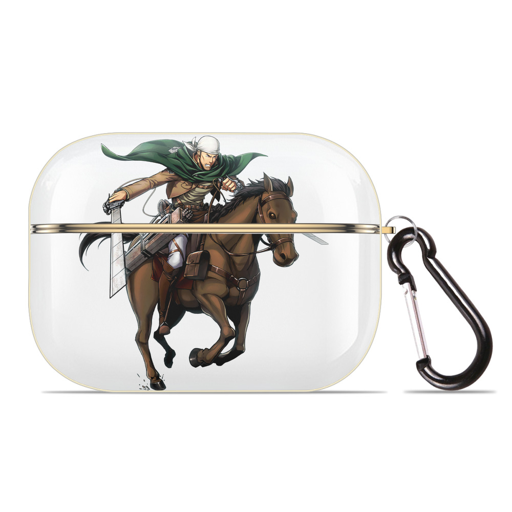（画像用） 進撃の巨人 Attack on Titan 【AirPods Pro用】ハードシェル保護ケース｜耐衝撃・防指紋・カラビナ付き商品仕様