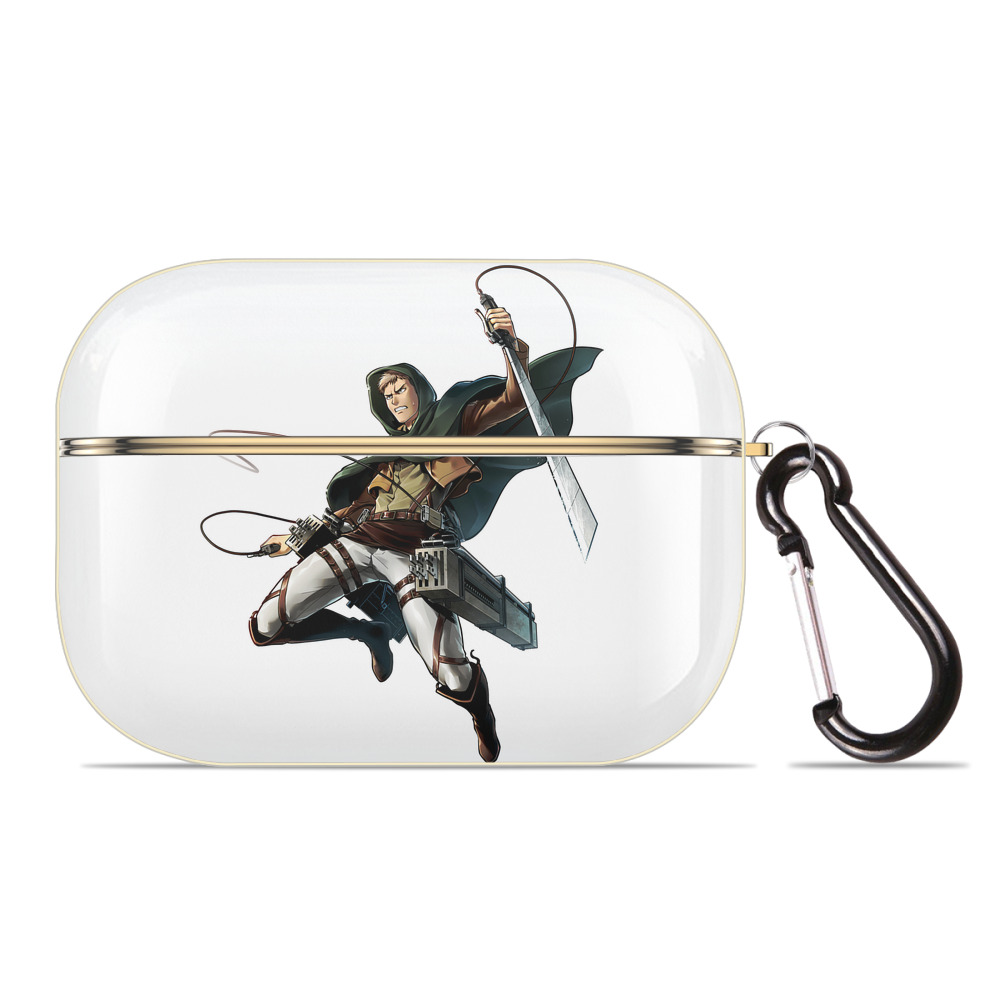 （画像用） 進撃の巨人 Attack on Titan 【AirPods Pro用】ハードシェル保護ケース｜耐衝撃・防指紋・カラビナ付き商品仕様