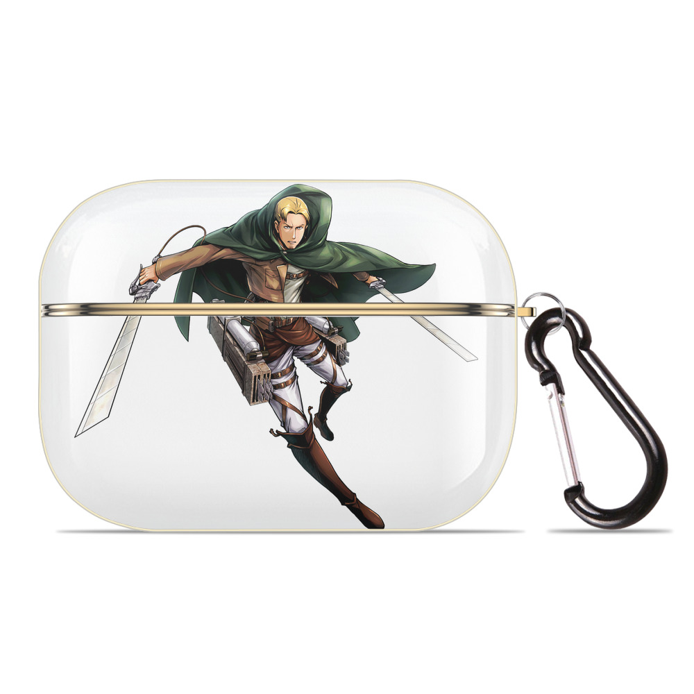 （画像用） 進撃の巨人 Attack on Titan 【AirPods Pro用】ハードシェル保護ケース｜耐衝撃・防指紋・カラビナ付き商品仕様