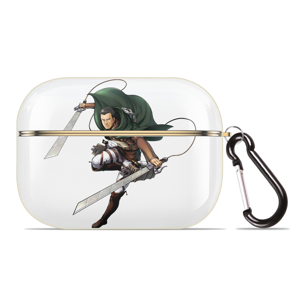 （画像用） 進撃の巨人 Attack on Titan 【AirPods Pro用】ハードシェル保護ケース｜耐衝撃・防指紋・カラビナ付き商品仕様