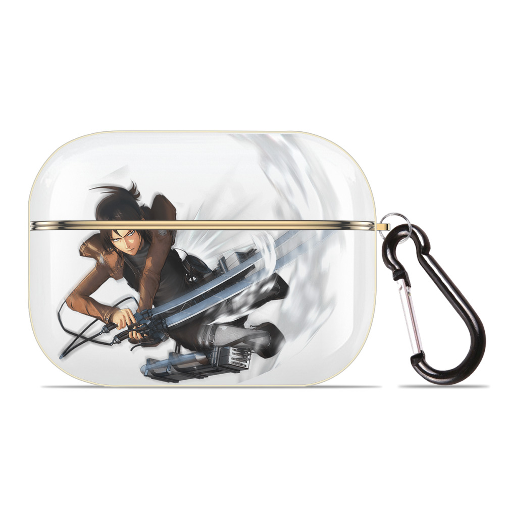 （画像用） 進撃の巨人 Attack on Titan 【AirPods Pro用】ハードシェル保護ケース｜耐衝撃・防指紋・カラビナ付き商品仕様
