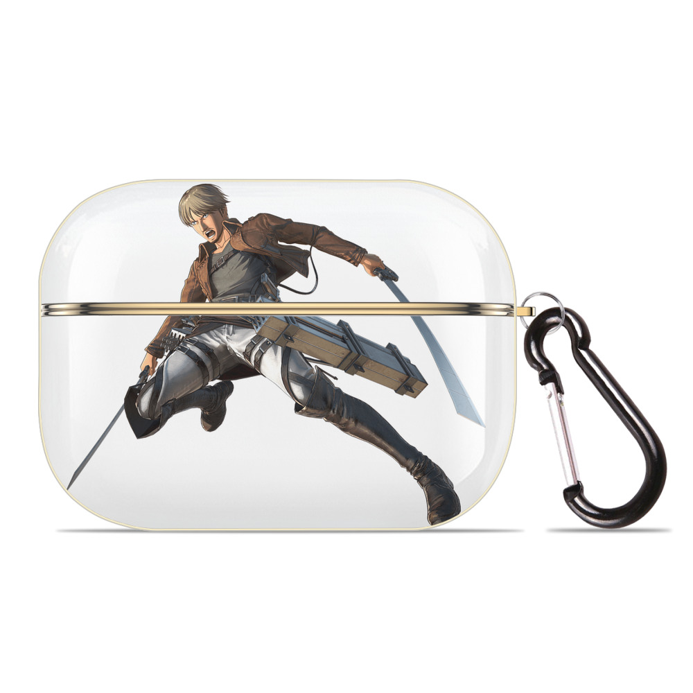 （画像用） 進撃の巨人 Attack on Titan 【AirPods Pro用】ハードシェル保護ケース｜耐衝撃・防指紋・カラビナ付き商品仕様