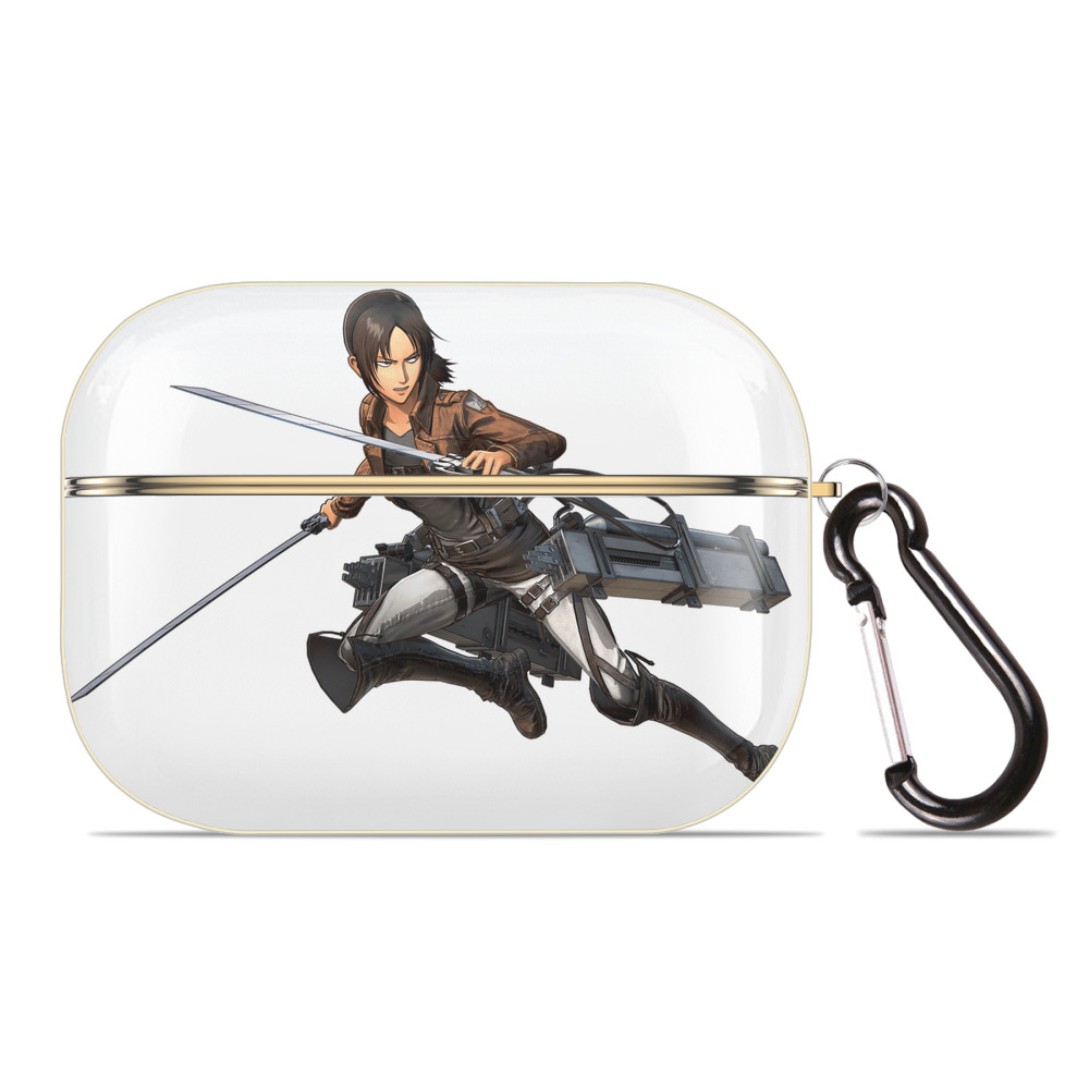 （画像用） 進撃の巨人 Attack on Titan 【AirPods Pro用】ハードシェル保護ケース｜耐衝撃・防指紋・カラビナ付き商品仕様