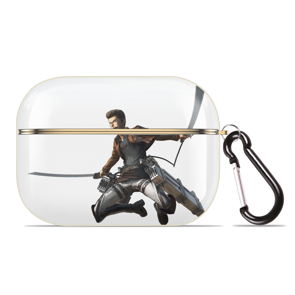 （画像用） 進撃の巨人 Attack on Titan 【AirPods Pro用】ハードシェル保護ケース｜耐衝撃・防指紋・カラビナ付き商品仕様