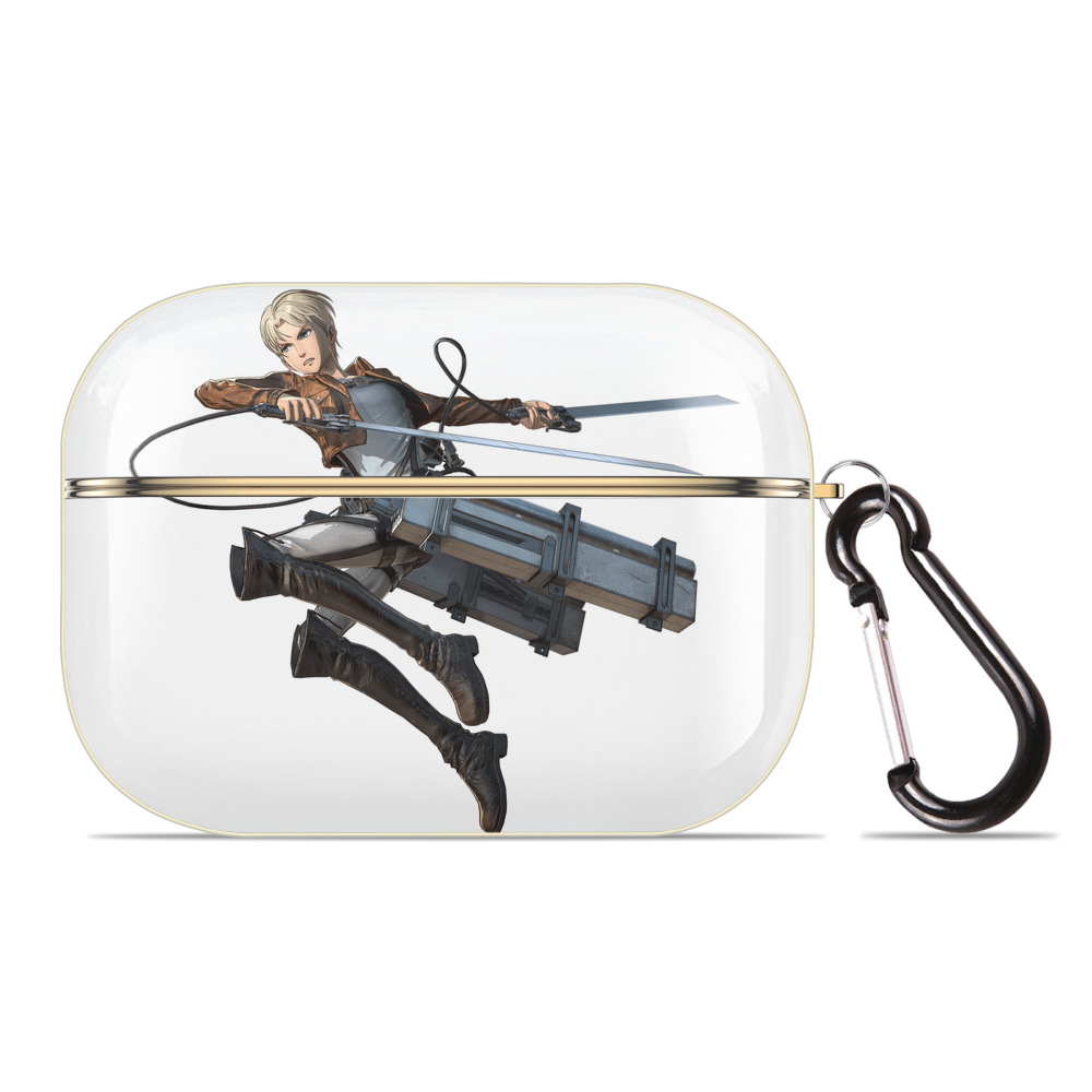 （画像用） 進撃の巨人 Attack on Titan 【AirPods Pro用】ハードシェル保護ケース｜耐衝撃・防指紋・カラビナ付き商品仕様