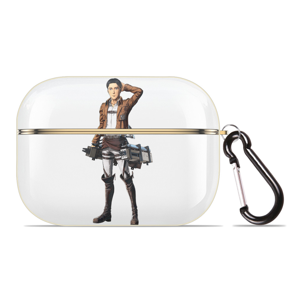 （画像用） 進撃の巨人 Attack on Titan 【AirPods Pro用】ハードシェル保護ケース｜耐衝撃・防指紋・カラビナ付き商品仕様