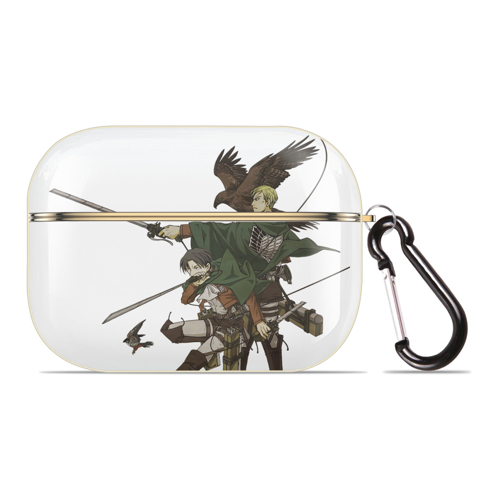 （画像用） 進撃の巨人 Attack on Titan 【AirPods Pro用】ハードシェル保護ケース｜耐衝撃・防指紋・カラビナ付き商品仕様