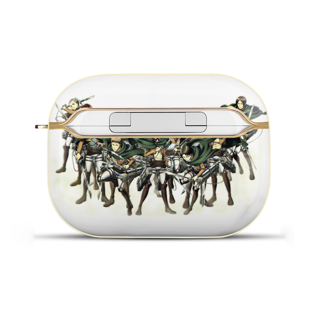 （画像用） 進撃の巨人 Attack on Titan 【AirPods Pro用】ハードシェル保護ケース｜耐衝撃・防指紋・カラビナ付き商品仕様