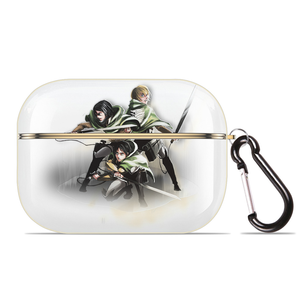 （画像用） 進撃の巨人 Attack on Titan 【AirPods Pro用】ハードシェル保護ケース｜耐衝撃・防指紋・カラビナ付き商品仕様