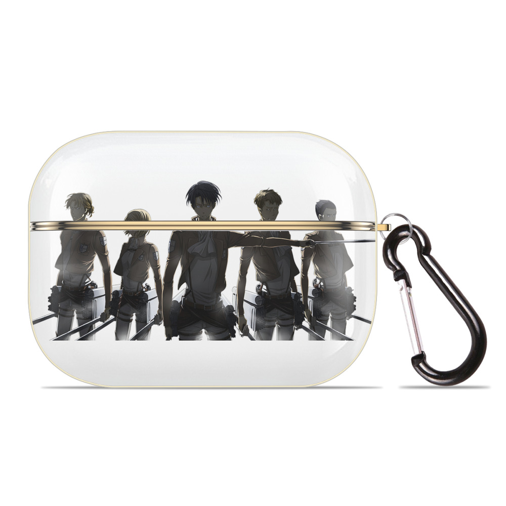 （画像用） 進撃の巨人 Attack on Titan 【AirPods Pro用】ハードシェル保護ケース｜耐衝撃・防指紋・カラビナ付き商品仕様