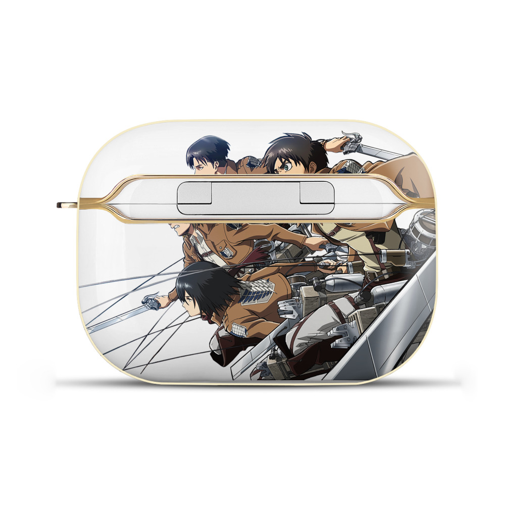 （画像用） 進撃の巨人 Attack on Titan 【AirPods Pro用】ハードシェル保護ケース｜耐衝撃・防指紋・カラビナ付き商品仕様