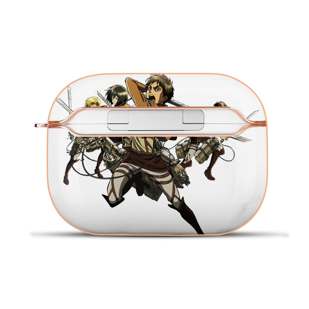 （画像用） 進撃の巨人 エレン･イェーガー Attack on Titan Eren Jäger 【AirPods Pro用】ハードシェル保護ケース｜耐衝撃・防指紋・カラビナ付き商品仕様
