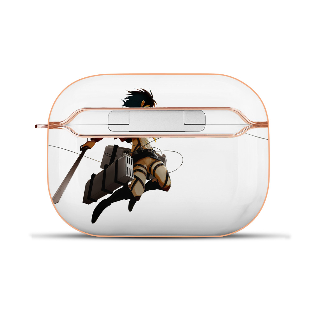 （画像用） 進撃の巨人 ミカサ·アッカーマン Attack on Titan Mikasa Ackerman 【AirPods Pro用】ハードシェル保護ケース｜耐衝撃・防指紋・カラビナ付き商品仕様
