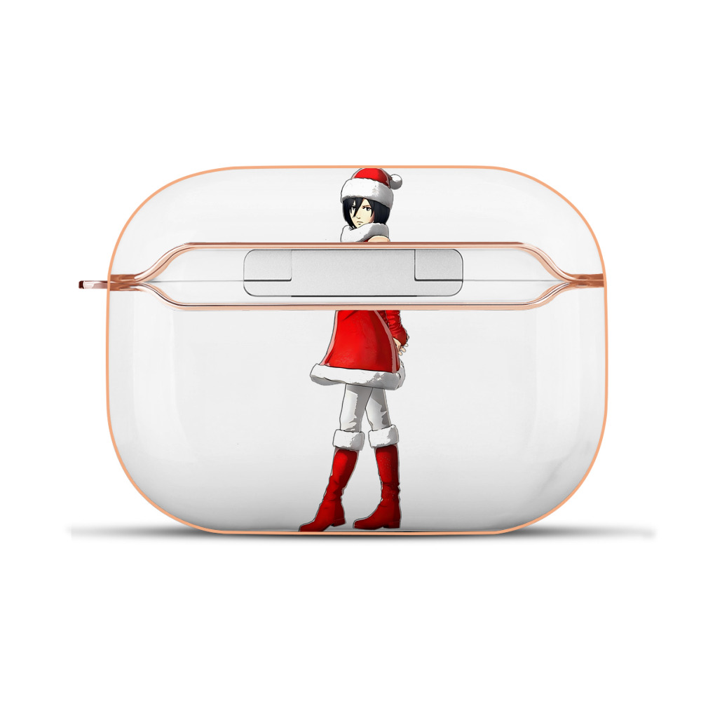 （画像用） 進撃の巨人 ミカサ·アッカーマン Attack on Titan Mikasa Ackerman 【AirPods Pro用】ハードシェル保護ケース｜耐衝撃・防指紋・カラビナ付き商品仕様