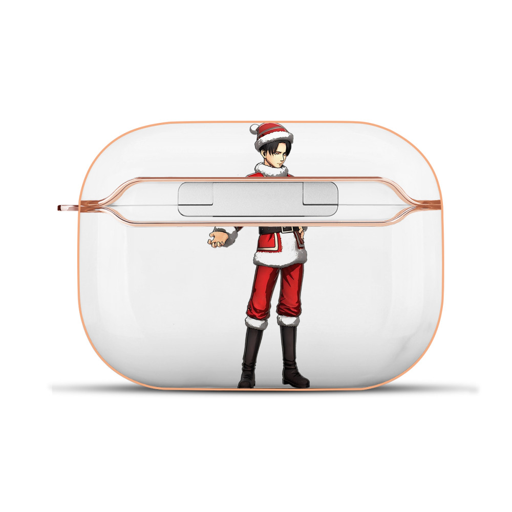 （画像用） 進撃の巨人 リヴァイ·アッカーマン Attack on Titan Levi Ackerman 【AirPods Pro用】ハードシェル保護ケース｜耐衝撃・防指紋・カラビナ付き商品仕様