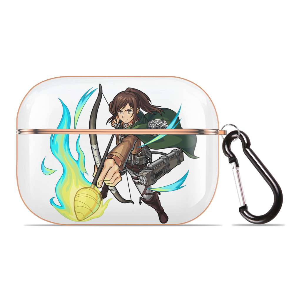 （画像用） 進撃の巨人 サシャ·ブラウス Attack on Titan Sasha Blaus 【AirPods Pro用】ハードシェル保護ケース｜耐衝撃・防指紋・カラビナ付き商品仕様