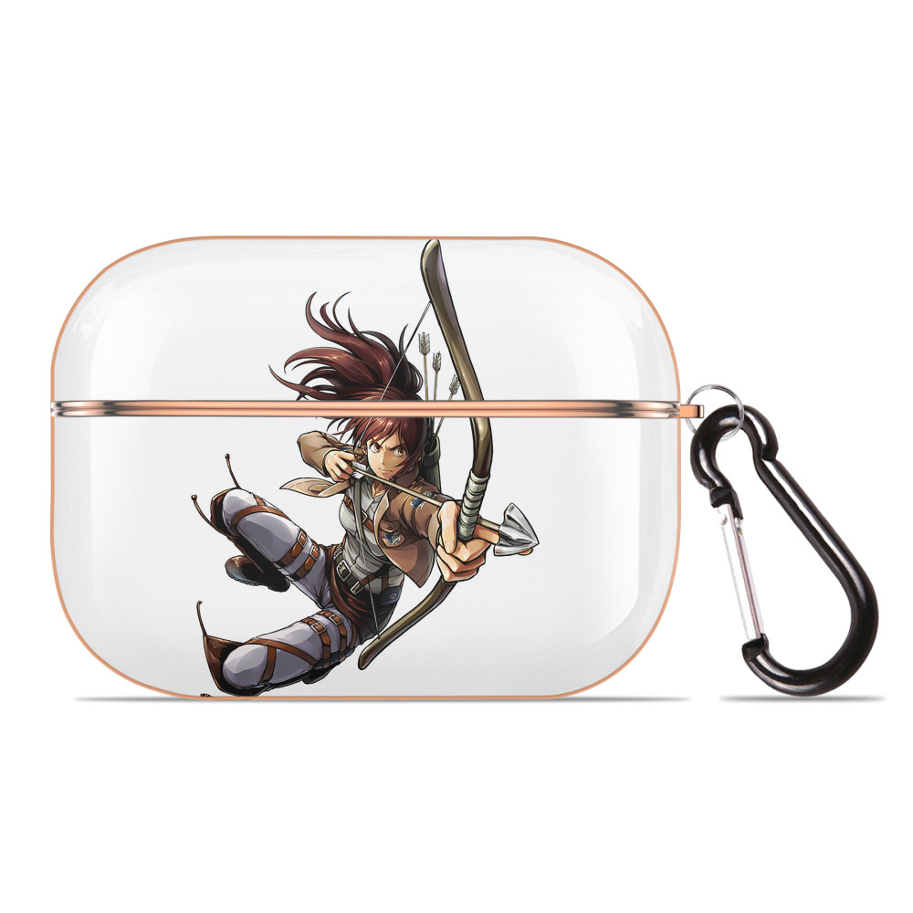 （画像用） 進撃の巨人 サシャ·ブラウス Attack on Titan Sasha Blaus 【AirPods Pro用】ハードシェル保護ケース｜耐衝撃・防指紋・カラビナ付き商品仕様