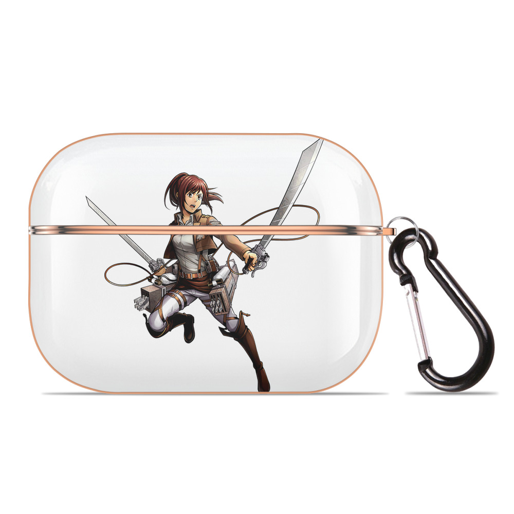 （画像用） 進撃の巨人 サシャ·ブラウス Attack on Titan Sasha Blaus 【AirPods Pro用】ハードシェル保護ケース｜耐衝撃・防指紋・カラビナ付き商品仕様
