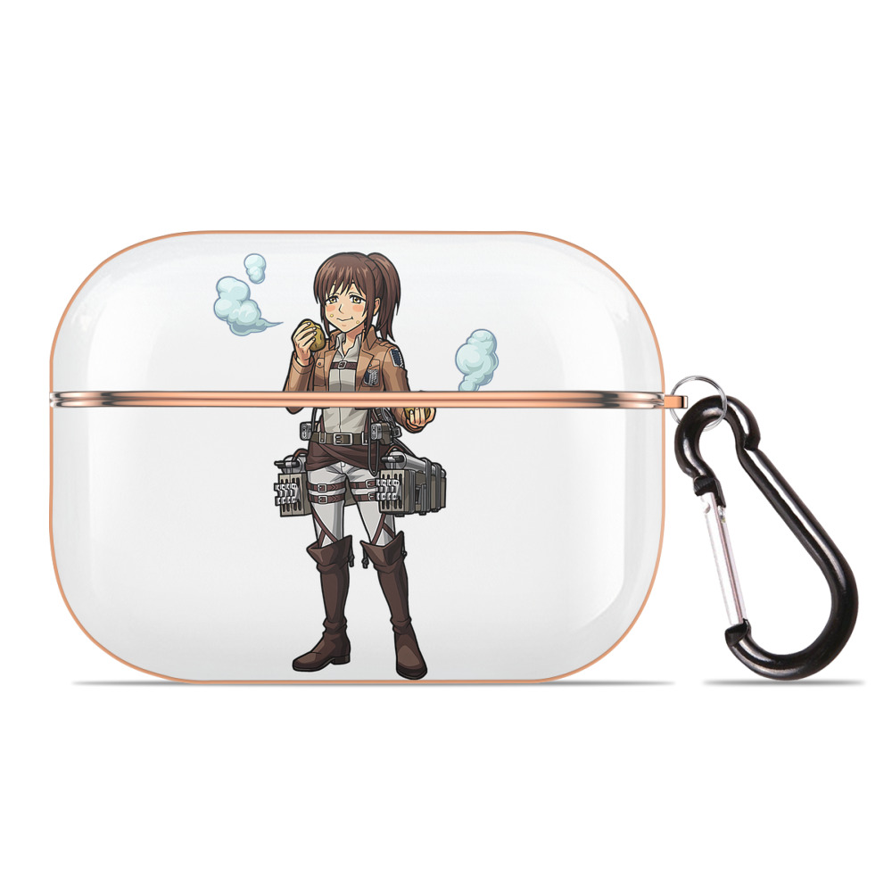 （画像用） 進撃の巨人 サシャ·ブラウス Attack on Titan Sasha Blaus 【AirPods Pro用】ハードシェル保護ケース｜耐衝撃・防指紋・カラビナ付き商品仕様