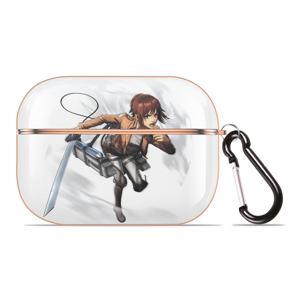（画像用） 進撃の巨人 サシャ·ブラウス Attack on Titan Sasha Blaus 【AirPods Pro用】ハードシェル保護ケース｜耐衝撃・防指紋・カラビナ付き商品仕様