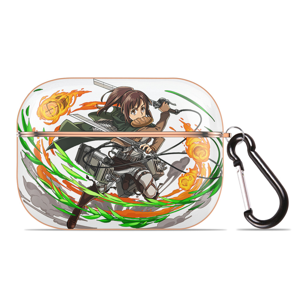 （画像用） 進撃の巨人 サシャ·ブラウス Attack on Titan Sasha Blaus 【AirPods Pro用】ハードシェル保護ケース｜耐衝撃・防指紋・カラビナ付き商品仕様