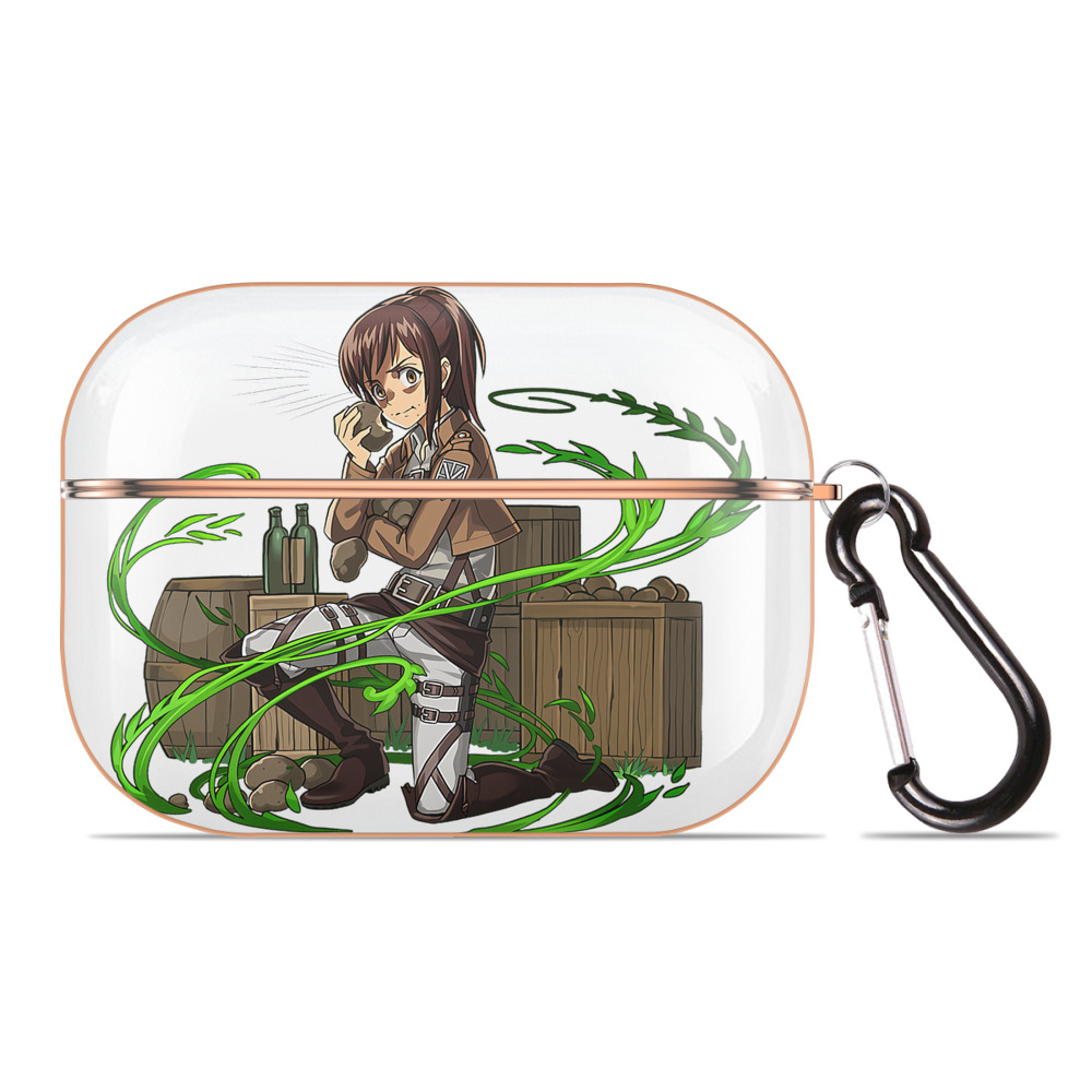 （画像用） 進撃の巨人 サシャ·ブラウス Attack on Titan Sasha Blaus 【AirPods Pro用】ハードシェル保護ケース｜耐衝撃・防指紋・カラビナ付き商品仕様