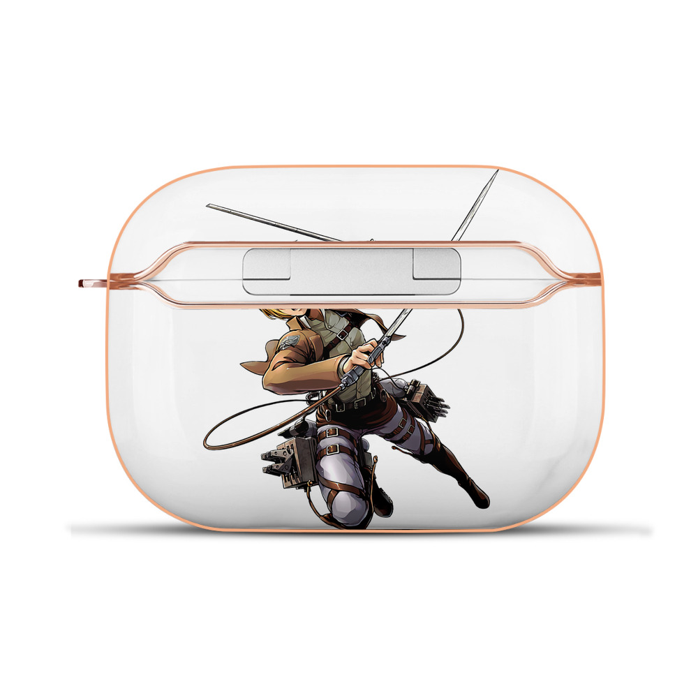 （画像用） 進撃の巨人 アルミン·アルレルト Attack on Titan Armin Arlert 【AirPods Pro用】ハードシェル保護ケース｜耐衝撃・防指紋・カラビナ付き商品仕様