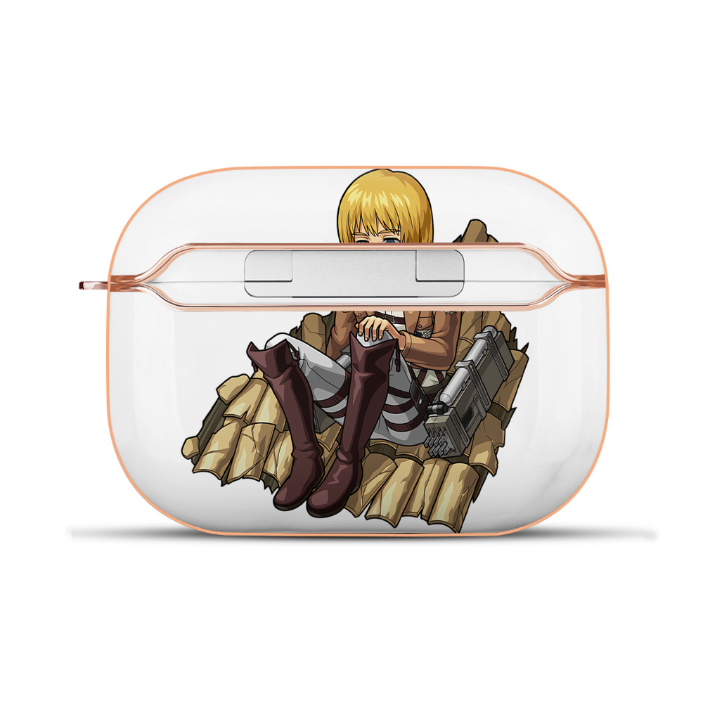 （画像用） 進撃の巨人 アルミン·アルレルト Attack on Titan Armin Arlert 【AirPods Pro用】ハードシェル保護ケース｜耐衝撃・防指紋・カラビナ付き商品仕様