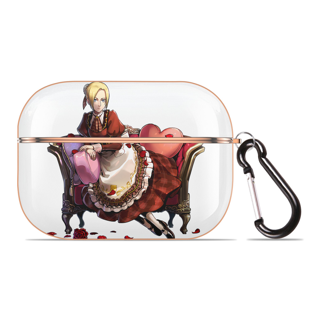 （画像用） 進撃の巨人 アニ・レオンハート Attack on Titan Annie Leonhart 【AirPods Pro用】ハードシェル保護ケース｜耐衝撃・防指紋・カラビナ付き商品仕様