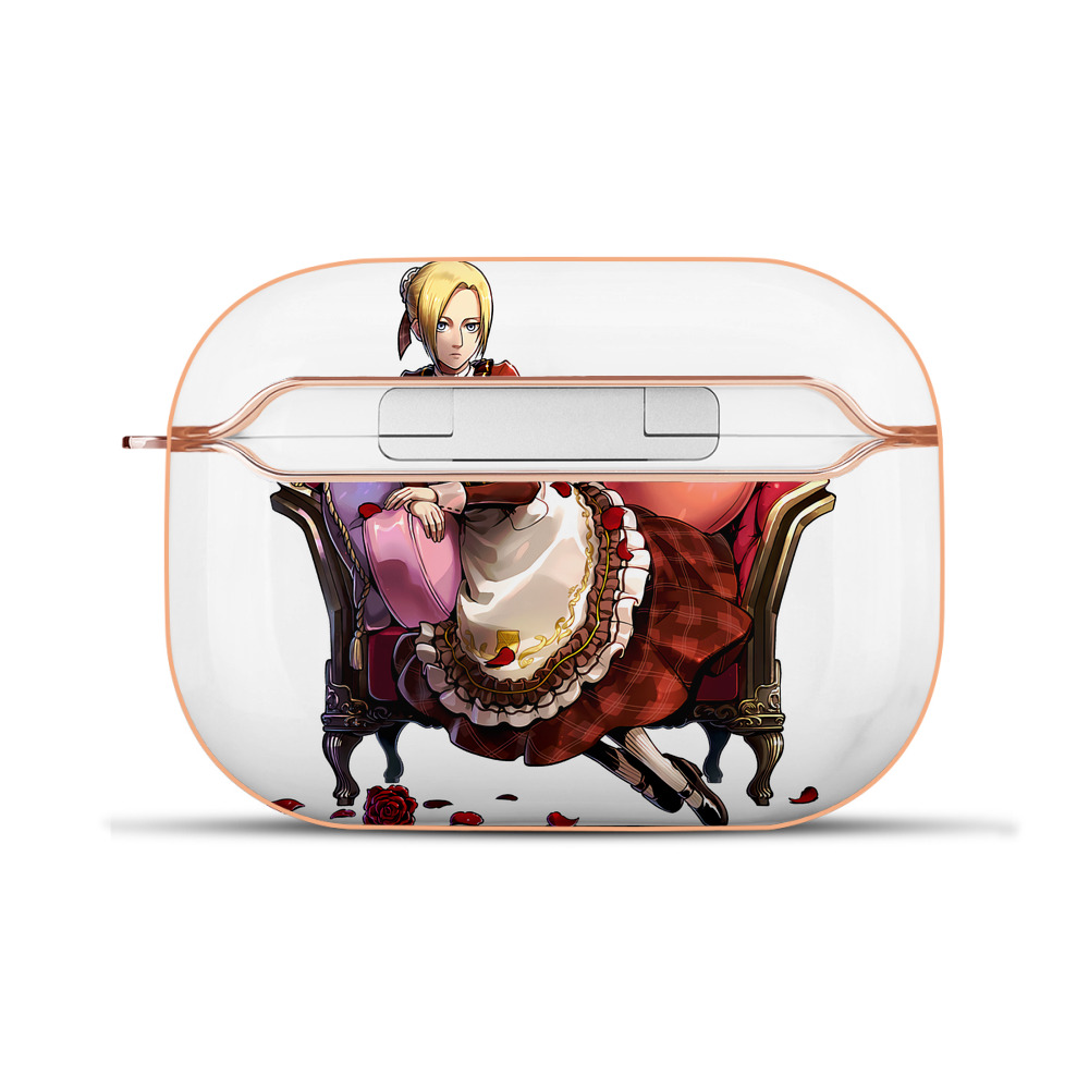 （画像用） 進撃の巨人 アニ・レオンハート Attack on Titan Annie Leonhart 【AirPods Pro用】ハードシェル保護ケース｜耐衝撃・防指紋・カラビナ付き商品仕様