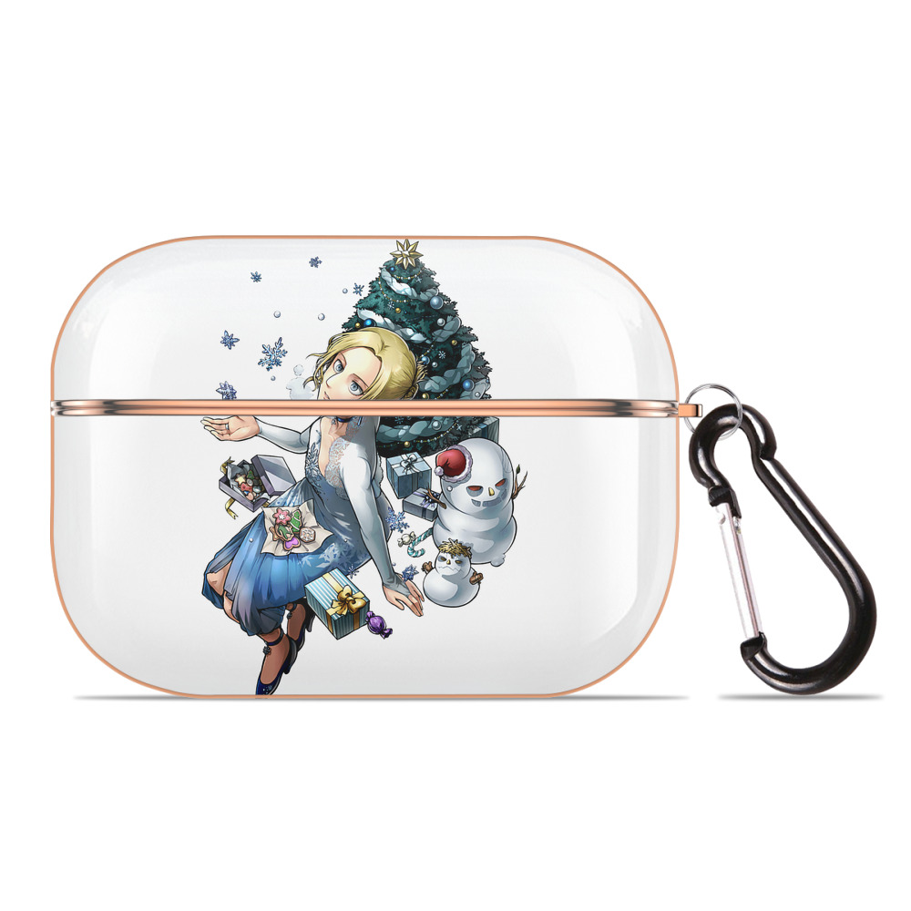 （画像用） 進撃の巨人 アニ・レオンハート Attack on Titan Annie Leonhart 【AirPods Pro用】ハードシェル保護ケース｜耐衝撃・防指紋・カラビナ付き商品仕様