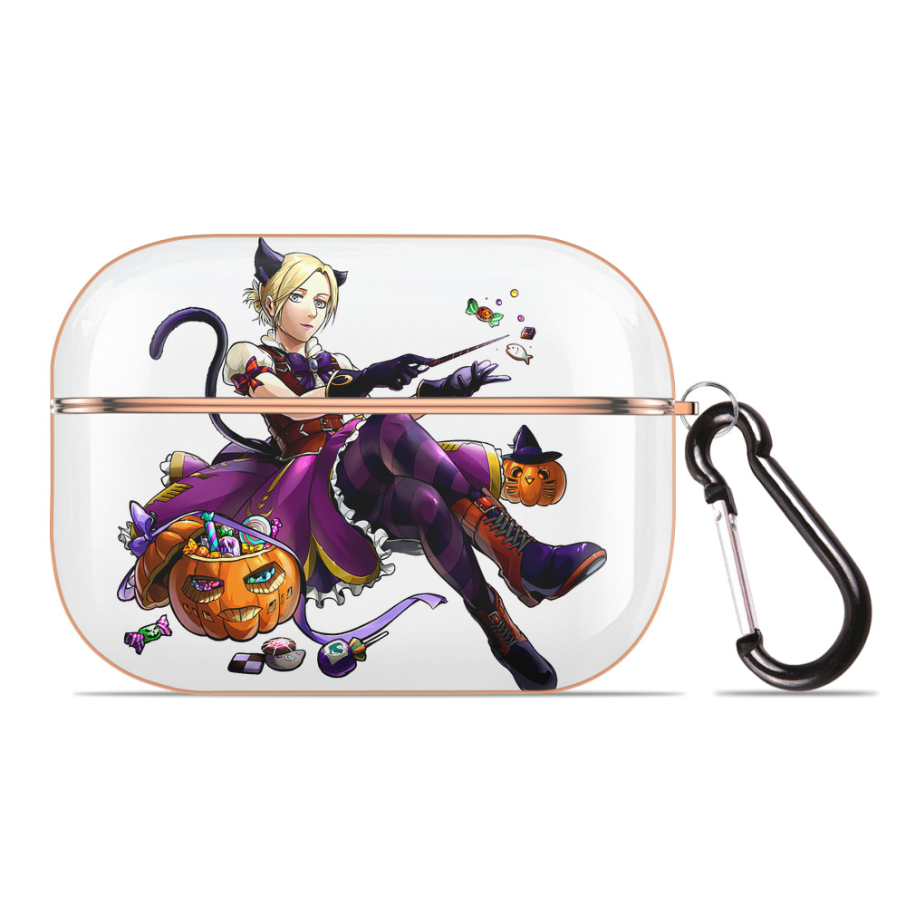 （画像用） 進撃の巨人 アニ・レオンハート Attack on Titan Annie Leonhart 【AirPods Pro用】ハードシェル保護ケース｜耐衝撃・防指紋・カラビナ付き商品仕様