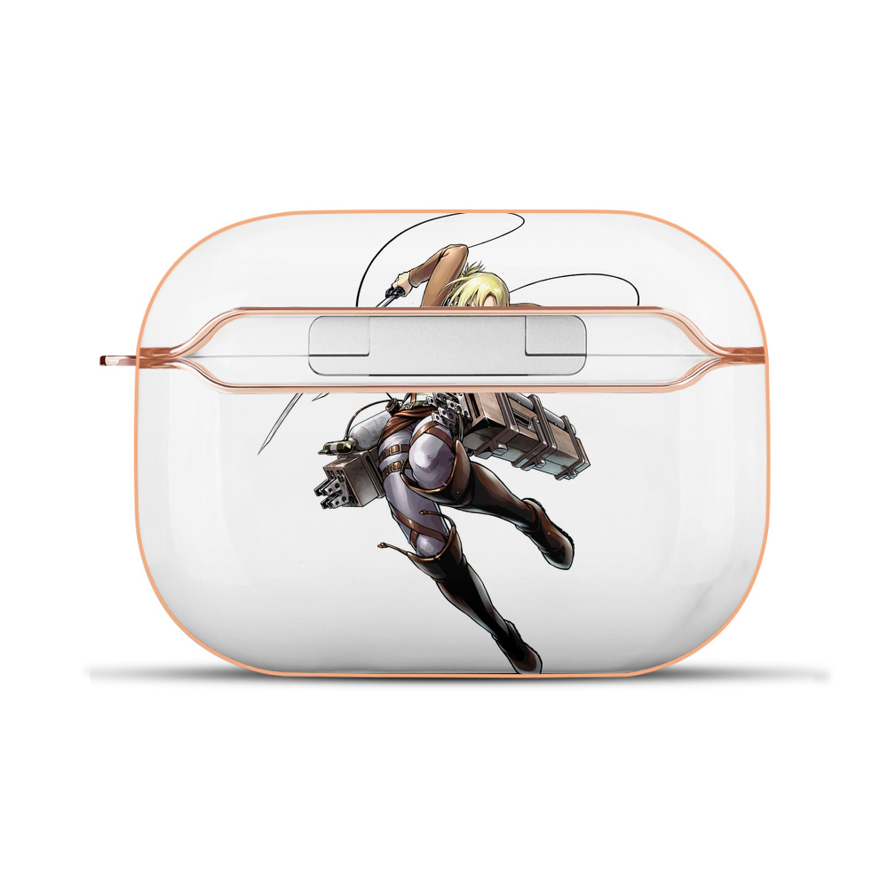 （画像用） 進撃の巨人 アニ・レオンハート Attack on Titan Annie Leonhart 【AirPods Pro用】ハードシェル保護ケース｜耐衝撃・防指紋・カラビナ付き商品仕様
