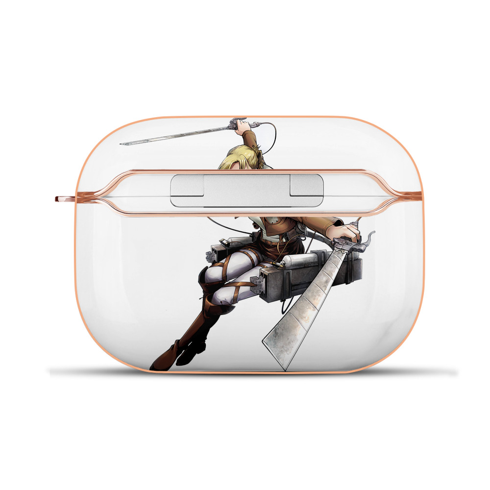 （画像用） 進撃の巨人 アニ・レオンハート Attack on Titan Annie Leonhart 【AirPods Pro用】ハードシェル保護ケース｜耐衝撃・防指紋・カラビナ付き商品仕様