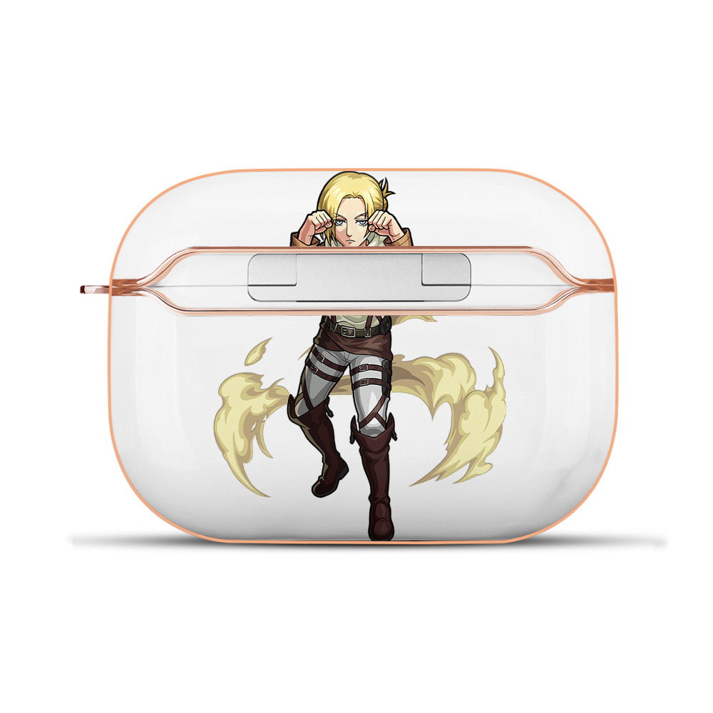 （画像用） 進撃の巨人 アニ・レオンハート Attack on Titan Annie Leonhart 【AirPods Pro用】ハードシェル保護ケース｜耐衝撃・防指紋・カラビナ付き商品仕様